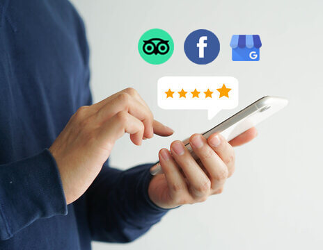 Increase Reviews on Tripadvisor, Facebook or Google